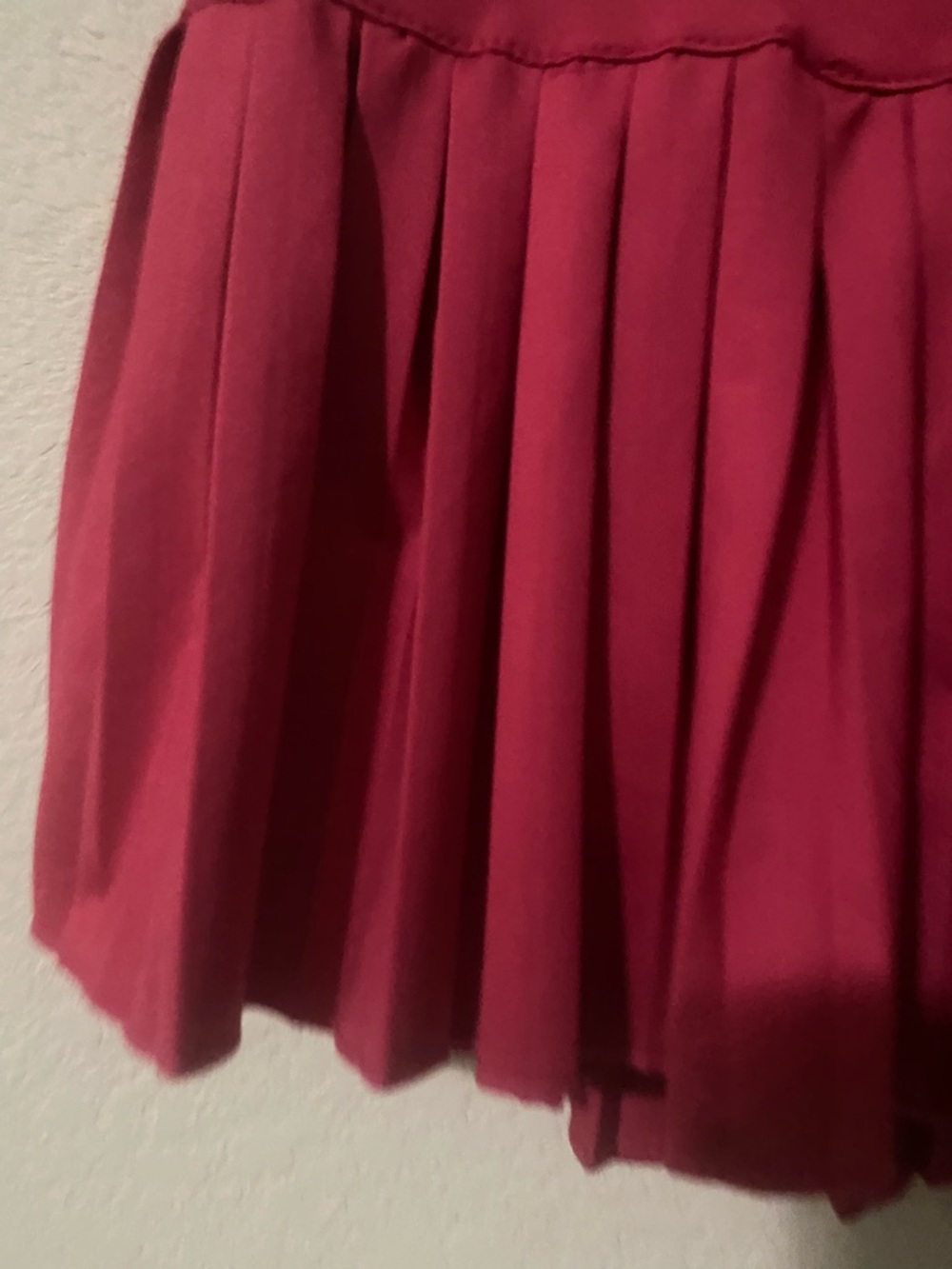 Gold Hinge Pink Pleated Tennis Pickleball Golf Attached Shorts Mini Skirt S - Picture 6 of 12